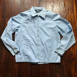 Vintage Sutton Place Ricky Jacket Mens Medium‎ Blue Full Zip